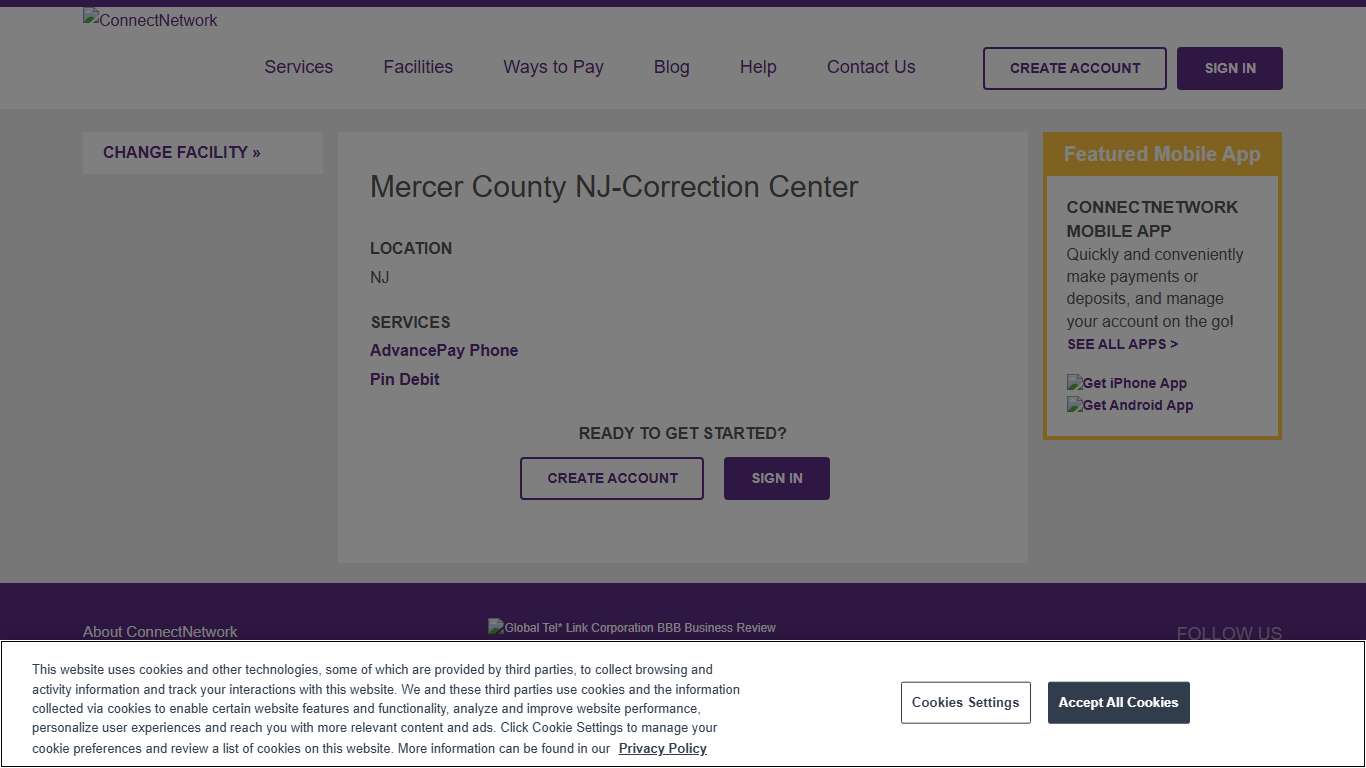 Mercer County NJ-Correction Center ConnectNetwork